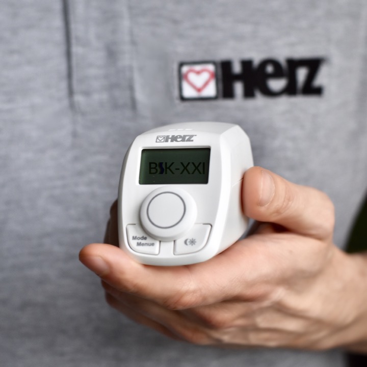 Электронная термоголовка HERZ ETK — экономия затрат на отопление и комфорт в доме.