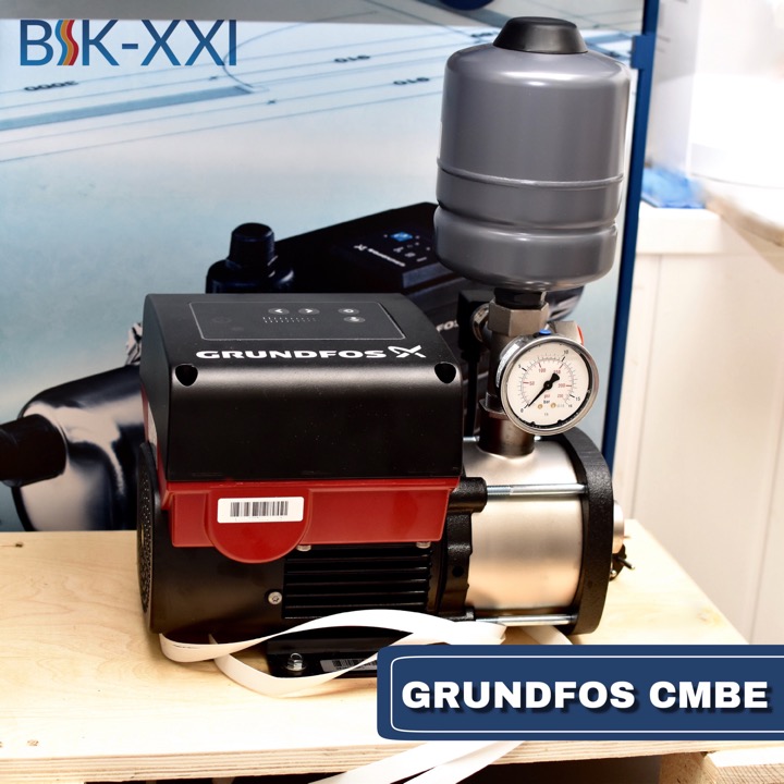 Насосная установка GRUNDFOS CMBE — постоянный напор воды в доме.